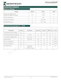 ECLAMP2410P.TCT Datasheet Page 3