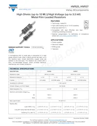 HVR3700003305JR500 Datenblatt Cover