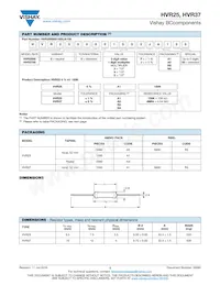 HVR3700003305JR500 Datasheet Page 2