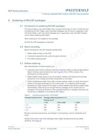 IP4337CX18/LF/P數據表 頁面 9