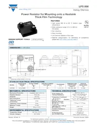 LPS0800H1000JB Datasheet Copertura