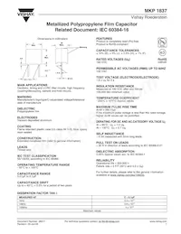 MKP1837410011W Datasheet Copertura