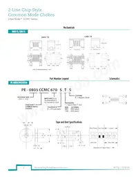 PE-0805CCMC900STH Datasheet Pagina 2