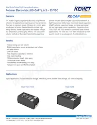 T521O477M016APE070 Datasheet Copertura