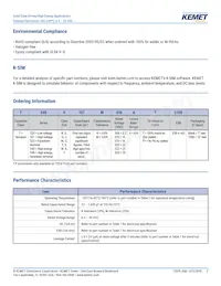 T521O477M016APE070 Datasheet Pagina 2