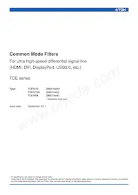 TCE1210U-120-2P Datasheet Copertura