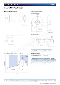 VLBU1007090T-R15L Datasheet Pagina 3