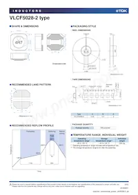 VLCF5028T-221MR22-2 Datasheet Page 4