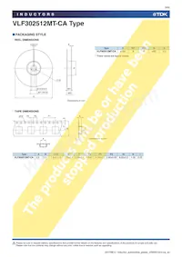 VLF302512MT-1R0N-CA數據表 頁面 9