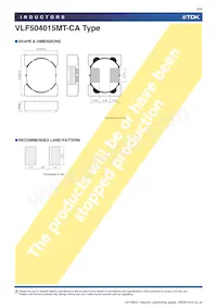 VLF504015MT-150M-CA Datasheet Page 5