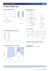 VLS3012HBX-1R5M Datasheet Pagina 3