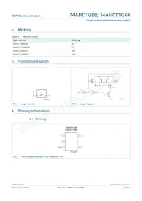 74AHCT1G66GW Datenblatt Seite 2