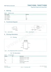 74HC1G66GW數據表 頁面 3