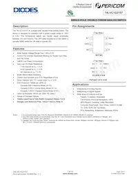 74LVC1G3157DW-7 Datenblatt Cover