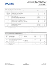 74LVC1G3157DW-7 Datasheet Page 3