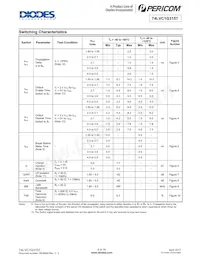 74LVC1G3157DW-7 Datasheet Pagina 6