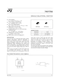 74V1T66CTR Datasheet Copertura