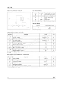 74V1T66CTR Datenblatt Seite 2