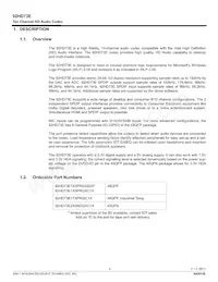 92HD73E2X5NDGXC1X8 Datasheet Pagina 4