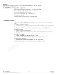 92HD99B3X5NDGIWCX8 Datasheet Pagina 2