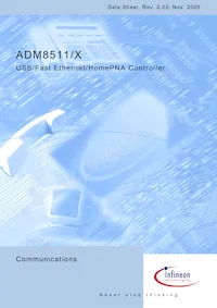 ADM8511X-CC-T-1 Datenblatt Cover