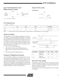 ATF16V8BQL-15XI數據表 頁面 5