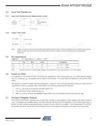 ATF22V10CQZ-20PI數據表 頁面 5