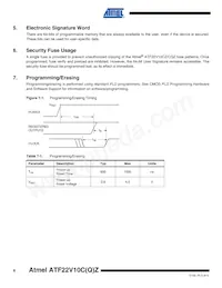 ATF22V10CQZ-20PI Datasheet Pagina 6