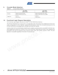 ATF22V10CQZ-20PI數據表 頁面 8