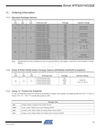 ATF22V10CQZ-20PI數據表 頁面 13