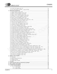 CS4205-KQZR Datasheet Pagina 3