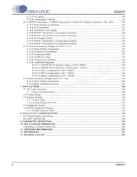 CS4207-DNZR Таблица данных Страница 6