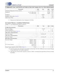 CS4207-DNZR數據表 頁面 21