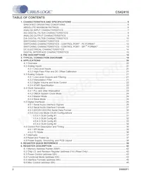 CS42416-CQZR Datasheet Pagina 2