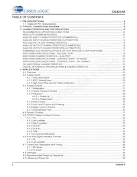 CS42448-DQZR數據表 頁面 2