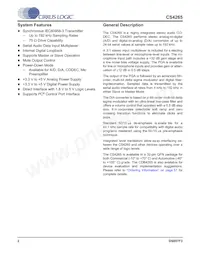 CS4265-DNZ Datasheet Pagina 2