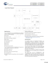 CY7C68321C-56LTXC Datasheet Pagina 2