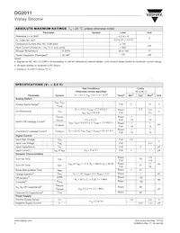 DG2011DXA-T1-E3 Datasheet Pagina 2