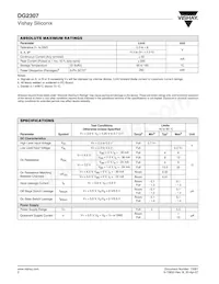 DG2307DL-T1-GE3 Datasheet Page 2