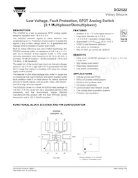 DG2522DN-T1-E4 Datasheet Cover