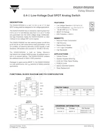 DG2532DQ-T1-E3 Datasheet Copertura