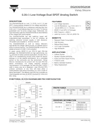 DG2535DQ-T1-E3 Datenblatt Cover