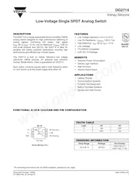 DG2714DL-T1-GE3 Datasheet Cover