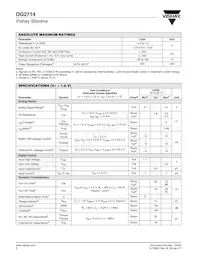 DG2714DL-T1-GE3 Datasheet Page 2