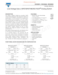 DG3003DB-T1-E1 Datasheet Cover