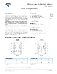 DG303BDY-T1 Datenblatt Cover