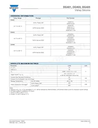 DG405DJ-E3 Datasheet Page 3