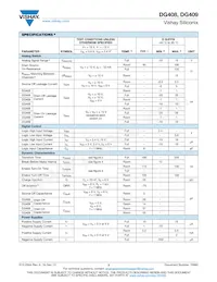DG409DY-T1-E3 Datasheet Page 3