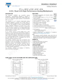 DG409LEDQ-GE3 Datasheet Cover