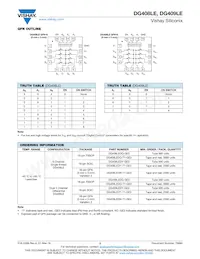 DG409LEDQ-GE3 Datasheet Page 2